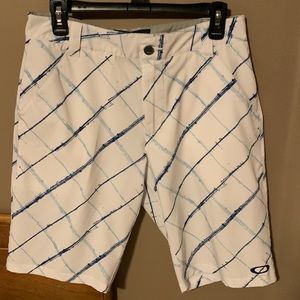 Oakley Mens Patterned Performance Fabric Golf Shorts